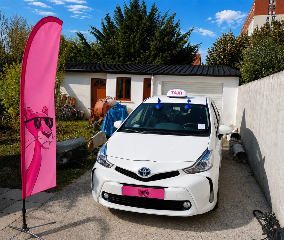 Pare-brise de taxi remplacé sur place — Panther Pare-Brise
